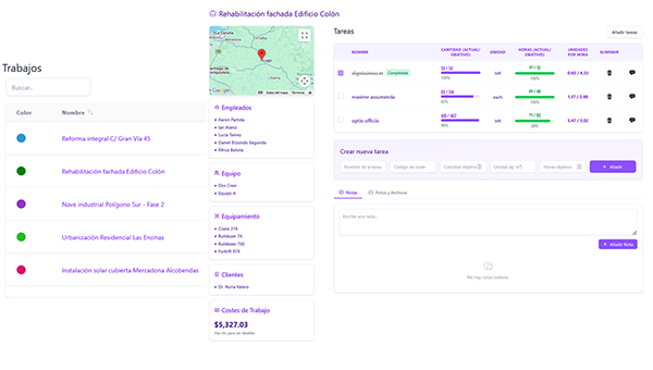 Planixia Dashboard Preview